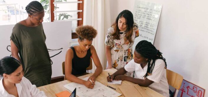 Women at the Meeting